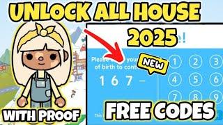 TOCA BOCA FREE UNLOCK ALL HOUSE! TOCA BOCA FREE CODE 2025