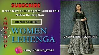 Women's Lehenga Choli And Dupatta Set |Partywear Lehenga Designs |Ladies Clothes| AMD SHOPPING STORE