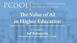 PCoOL: Jeff Rubenstein | Education AI Product Manager, Google | Columbia University, March 14, 2024