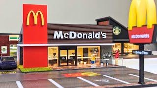 McDonalds 1/64 Diorama Model Building | NEW EDITION