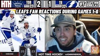 Leafs Fan Reactions (GAMES 1-6) 1st Round 2023 vs Lightning | NHL Stanley Cup Playoffs