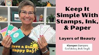 Keep Card Making Simple With Stamps, Ink, & Paper | Layers of Beauty