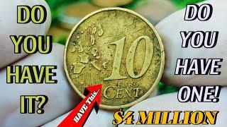 Most available Top 2  10 euro cent Coins wourth Big Money  A lOT to dollars!