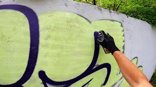 Graffiti - Tesh | Throw Up Bombing FAT CAP | GoPro [4K]