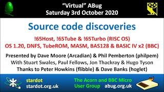 ABug 08: Source Code Discoveries: BBC Micro OS Rom, DFS, BASIC, Tube & !65Host (Archimedes/RISC OS)