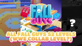 Fall Guys SS2 - ALL 9 LEVELS (WWE COLLAB?)