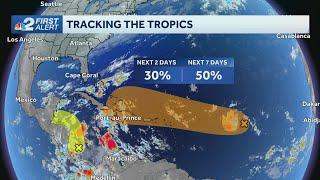 Monitoring Atlantic and Caribbean for tropical development