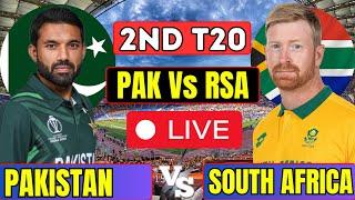 LIVE PAKISTAN vs SOUTH AFRICA 2ND T20 2024  | live  pak vs sa 2nd t20 today hindi commantary