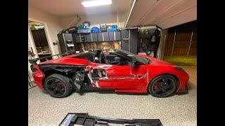 Salvage 2020 Corvette C8 Convertible Rebuilt Summary