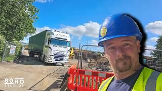 HGV Truck Puncture. M6 Delays and Scotland. Uk Trucking