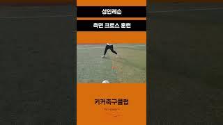 #측면크로스훈련 #세종축구레슨 #포지션특화훈련 #youtube #youtubeshorts #soccer #실전스킬레슨
