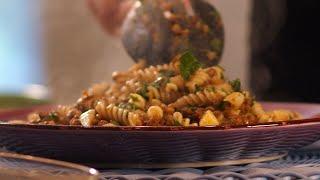 Tasty Lentils-Pasta (Gluten Free), Vegan, High Protein and Meatless.  Cheap Meal and so GOOD!