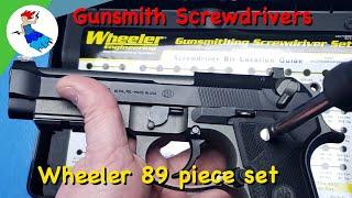 GUNSMITHING TOOLS // Why use the Wheeler screwdriver set (89 piece professional screwdriver set)