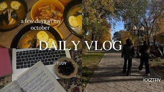 daily vlog: октябрьские будни🪔