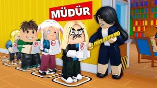 MÜDÜRÜN ODASINA SIRAYLA GİRDİK  ROBLOX Detention Line