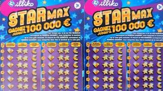 NOUVEAU JEU À GRATTER FDJ !! STAR MAX !! On s'en gratte 10 tickets