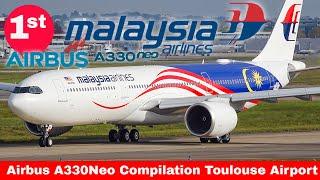 Malaysia Airlines First AIRBUS A330Neo include in this new Compilation, Toulouse factory  (2024)