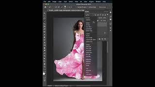 Dress mockup in photoshop