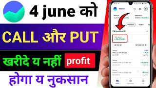 4 June trading strategy | 4 june call put option trading strategy in 2024| 4 june option trading