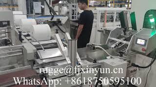 1092 full automatic labeling maxi roll paper gluing lamination machine production line