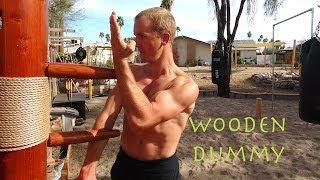 Wing Chun WOODEN DUMMY Training - the New "IP MAN" - Mook Yan Jong - Mu Ren Zhuang