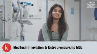 MedTech Innovation & Entrepreneurship MSc | King's College London