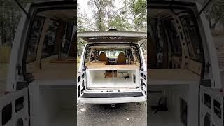 Elegant Chevy Astro Van conversion done by our talented custom shop  #astrovan #tinyhome #vanlife
