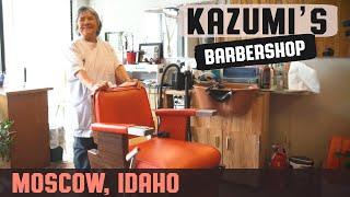  Haircut by Old School Japanese Barber | Kazumi's Barber Shop Moscow Idaho