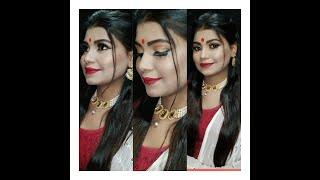 Navratri special simple Makup look create # Navratri # look