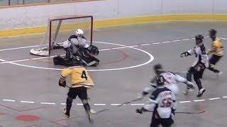 Amazing Saves By Dylan Churchwell & Deep Toor - Best Ball Hockey Saves - Top Ball Hockey Goalies