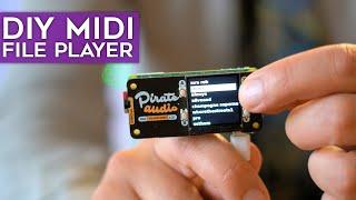 A DIY MIDI file player with Fluidsynth, Pirate Audio and Raspberry PI Zero 2