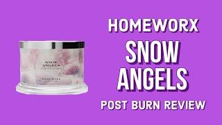 HOMEWORX Snow Angels Post Burn Candle Review