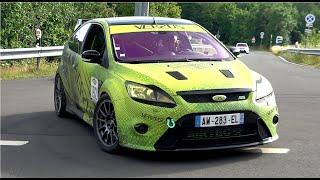 BEST OF Ford Focus RS/ST 5 Cylinder SOUNDS Compilation- Accelerations, Revs, Flames..