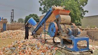 Recycling Waste Plastic Bottles Process Amazing skills work || skills Kwl