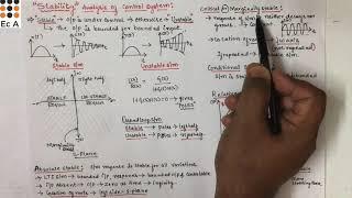 #183 Introduction to STABILITY of control system || EC Academy