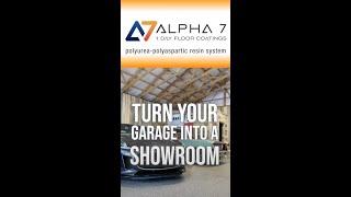 Introducing ALPHA7 1-day Garage Floor Resin System #shorts