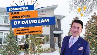 infill Home for sale in Edmonton Alberta | Home walk through in Parkallen | David Lam