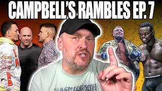 Poirier-Holloway 3 | Malykhin-Reug Reug | Fan Questions | Campbell's Rambles Episode 7