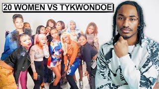 20 WOMEN VS 1 YOUTUBER : TYKWONDOE