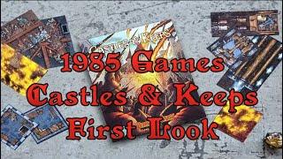 First Look 1985 Games Castles & Keeps Dungeon Craft Set