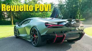 1015HP Lamborghini Revuelto POV Test Drive - CRAZY Accelerations with TUNNEL RUNS!