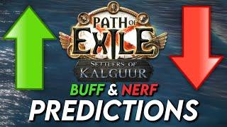 3 BUFFS & NERFS for Patch 3.25 | Path of Exile: Settlers of Kalguur Predictions