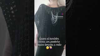 BLUSA DE CROCHÊ FÁCIL - CLIQUE NO ÍCONE ▶️ DO TÍTULO E ASSISTA À VÍDEO-AULA COMPLETA