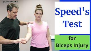 Speeds Test (Biceps Tendinitis Test)