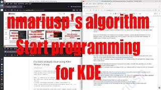 nmariusp's algorithm "Start programming for KDE" - January 2023 - f7e859a0