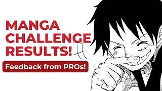 How to Improve Drawing Your First Manga | Manga Challenge Feedback & Results!