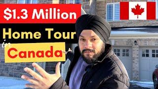 $1.3 Million Home Tour in Canada | Canada Home Tour | Gursahib Singh