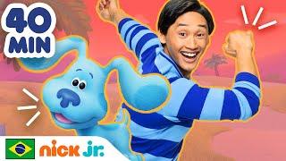 Pistas de Blue e Você | 40 MINUTOS de ESQUINDÔ com Josh e Blue! | Nick Jr. em Português