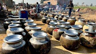 Pakistan's Special Wedding Food Preparation | Mutton Steam and Qorma | Chicken Pakora and Sweet Rice