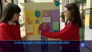 Informativos RTVE Navarra.Día Internacional contra el Bullying. Colegio LUIS AMIGÓ.